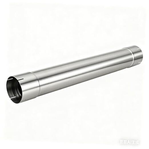 4 Inch T304 Straight Stainless Steel Exhaust Muffler Pipe 30" Straight Length
