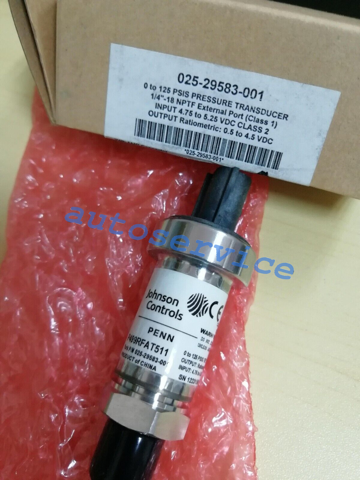New Original YORK 025-29583-001 Pressure Transducer #P
