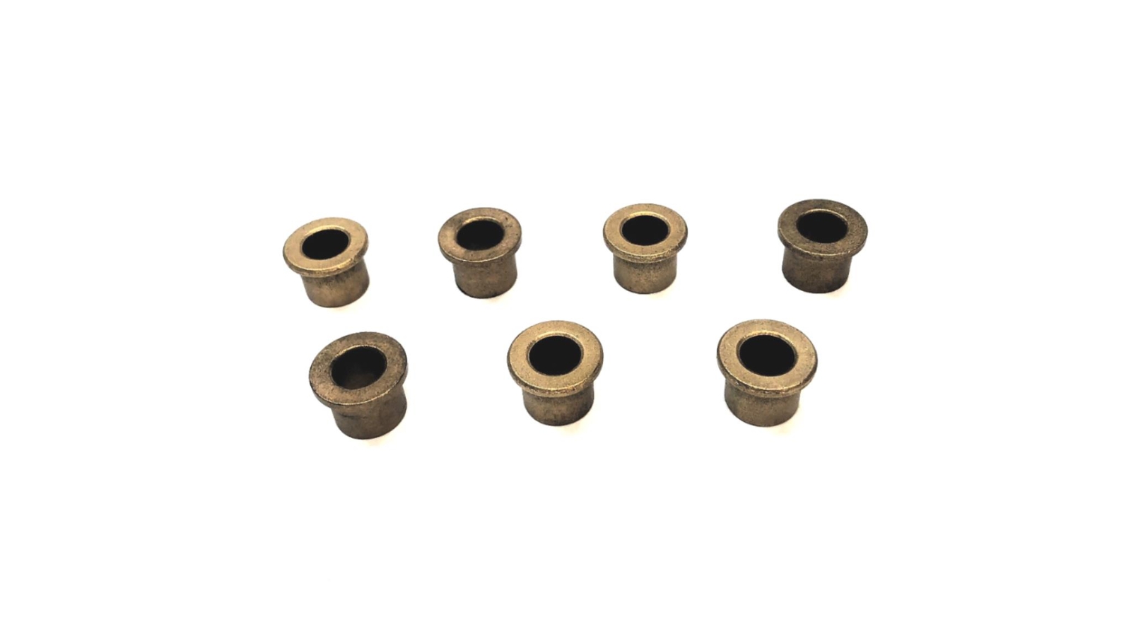 Unbranded 0.46" x 0.66" x 0.62" x 0.86" x 0.09" Bronze Bushing [Lot of 7] NOS