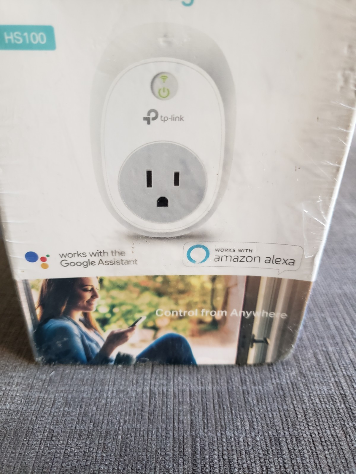 TP-Link - HS100 - Smart WiFi Plug - w/Google Assistant & Amazon Alexa NEW Sealed