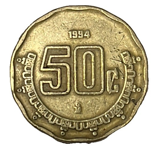 Mexico 50 Centavos Coin