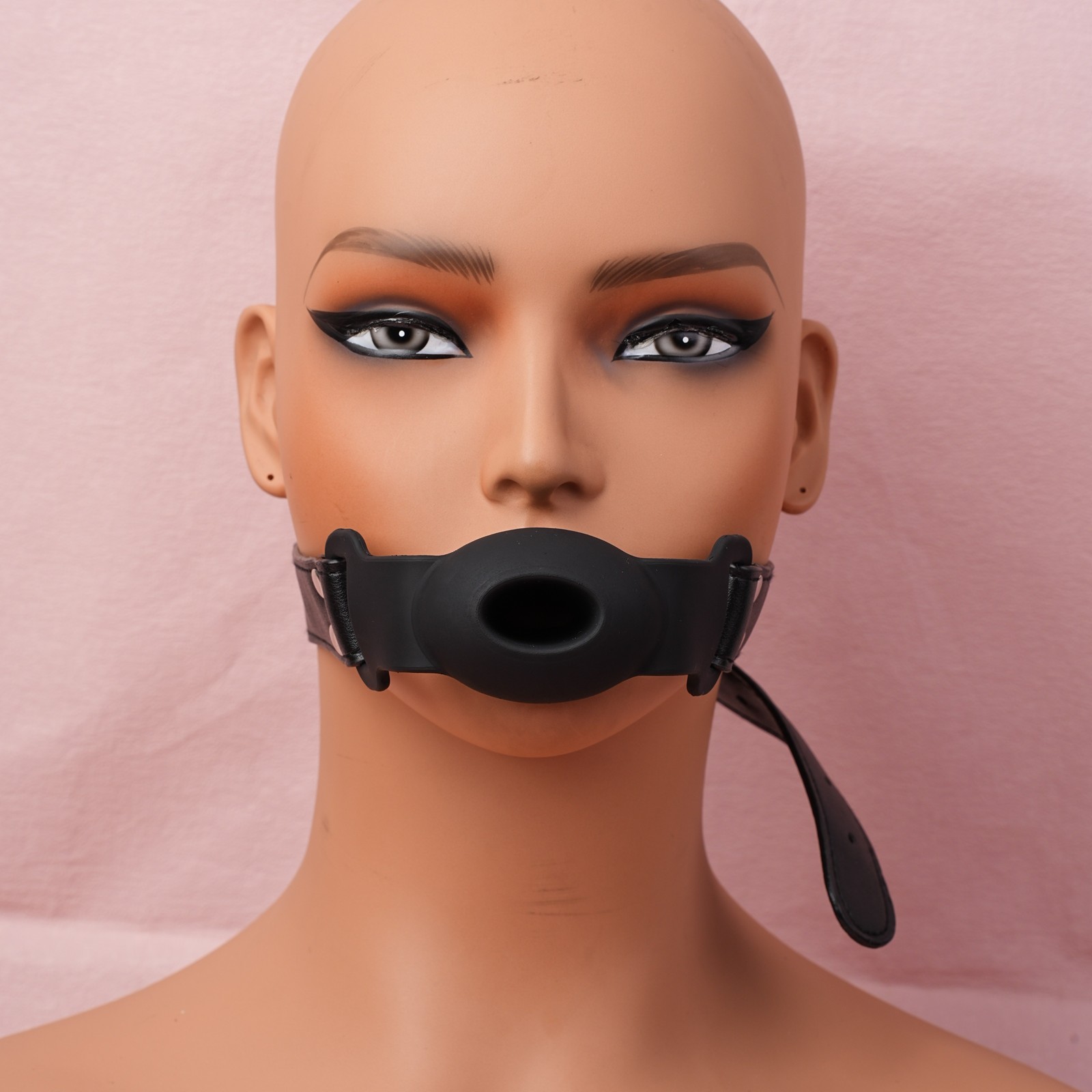 Soft Silicone Mouth Ball Gag Hollow Bondage Restraints for Adult US Play Toys