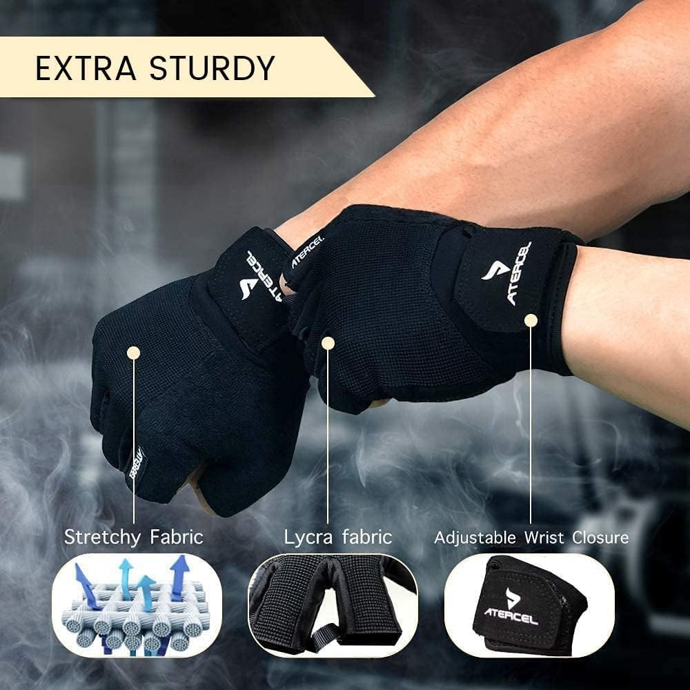 Comfortable & Durable Fitness Gloves – Perfect for Lifting, Training - Medium