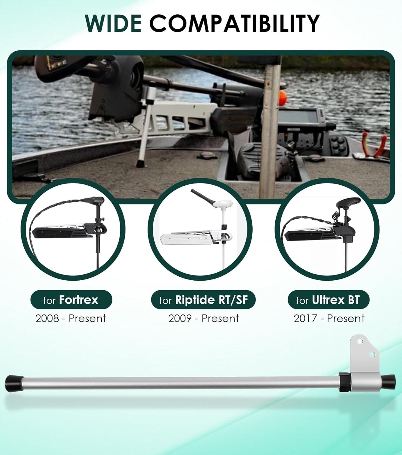 1862050 Stabilizer Kit for Ultrex, Fortrex & Riptide SF Bow Mount Trolling Motor