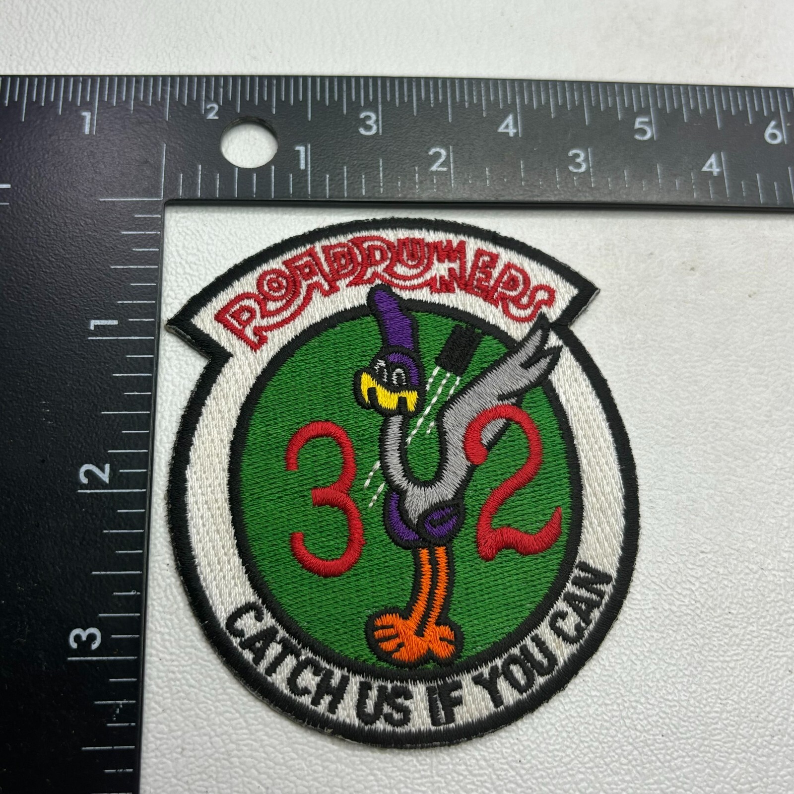 Military AIR FORCE CATCH ME IF CAN 32 ROADRUNNERS Patch 48a1