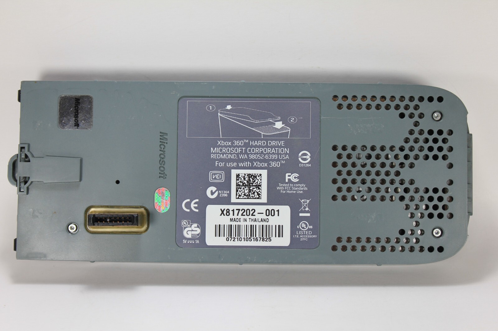 Xbox 360 60GB External Hard Drive HDD Official Microsoft Tested