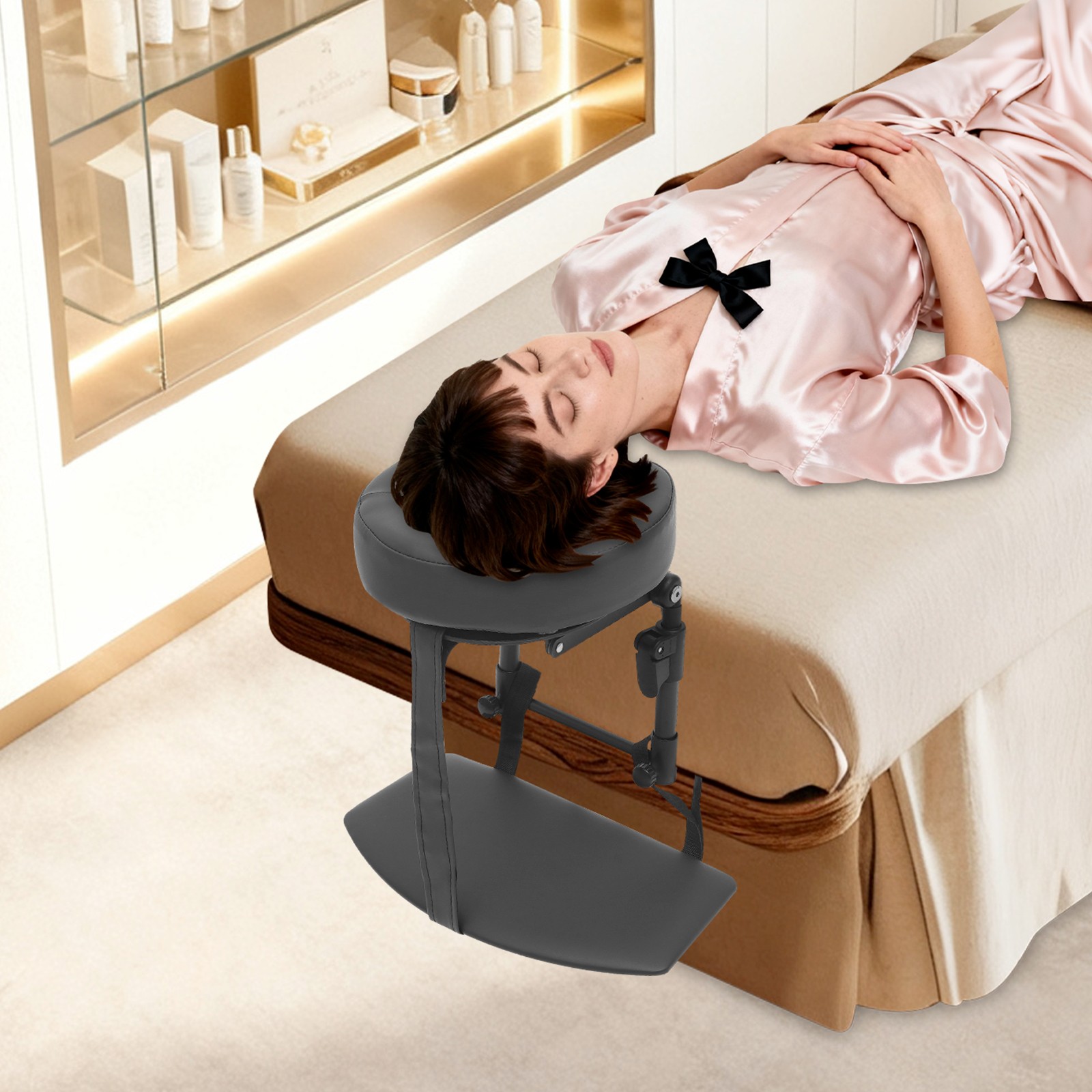 Adjustable Headrest Face Pillow Cradle & Support Bracket Face Pillow Salon Home