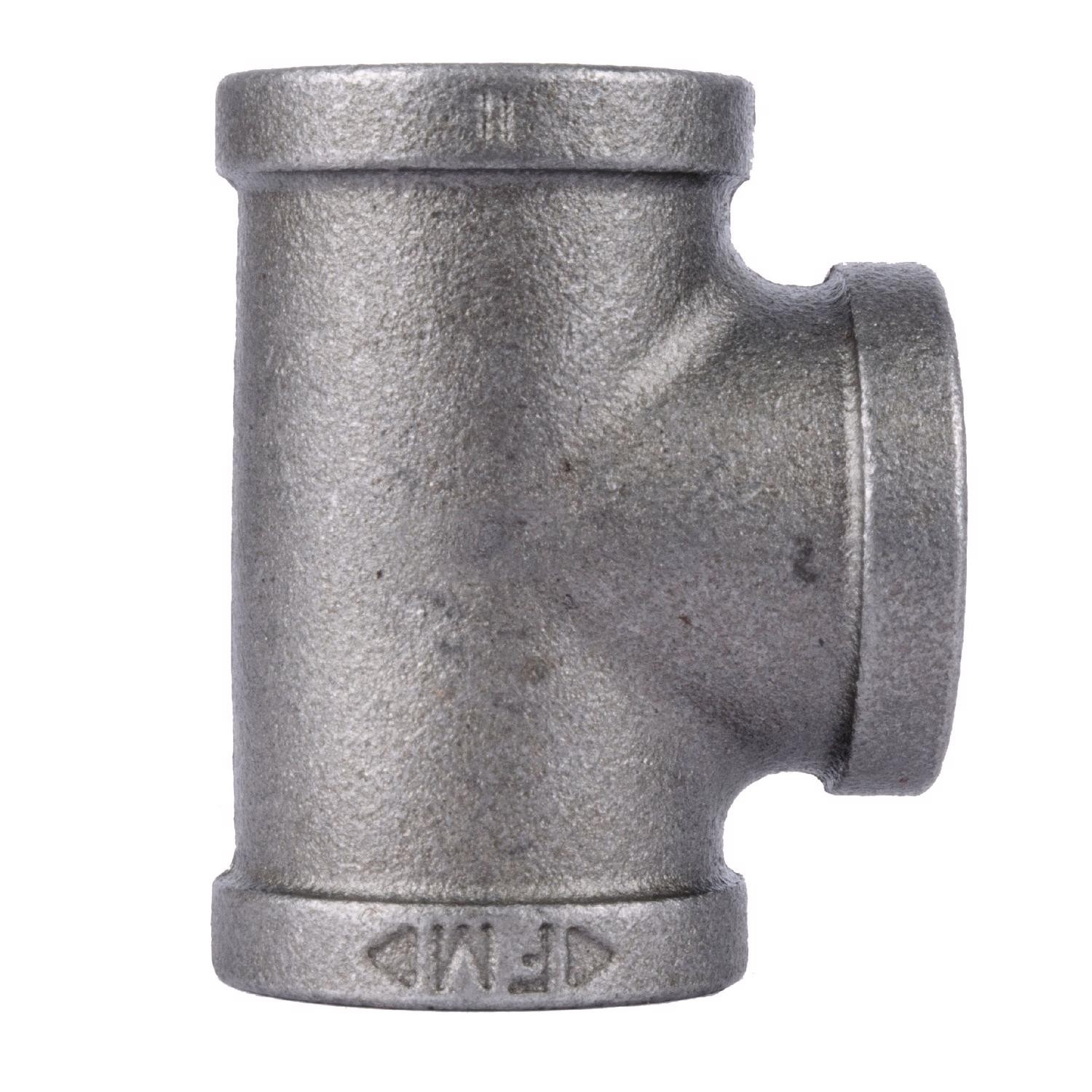 BK Products 520-604BG Black Malleable Iron Tee 3/4 FPT x 3/4 in. (Pack of 5)