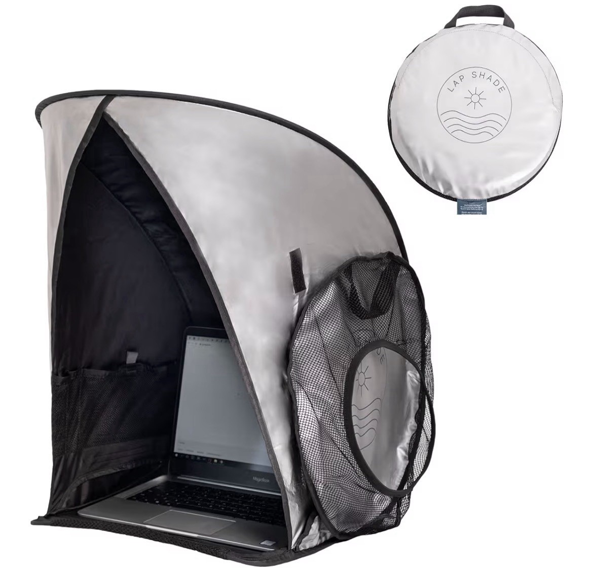 New Laptop Sun Shade Working Outside Glare Blocker Heat Reflective Waterproof