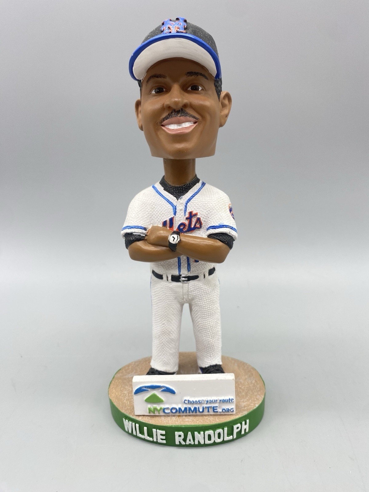 Willie Randolph NY #12 Mets NY Commute Bobblehead - Vintage 7”