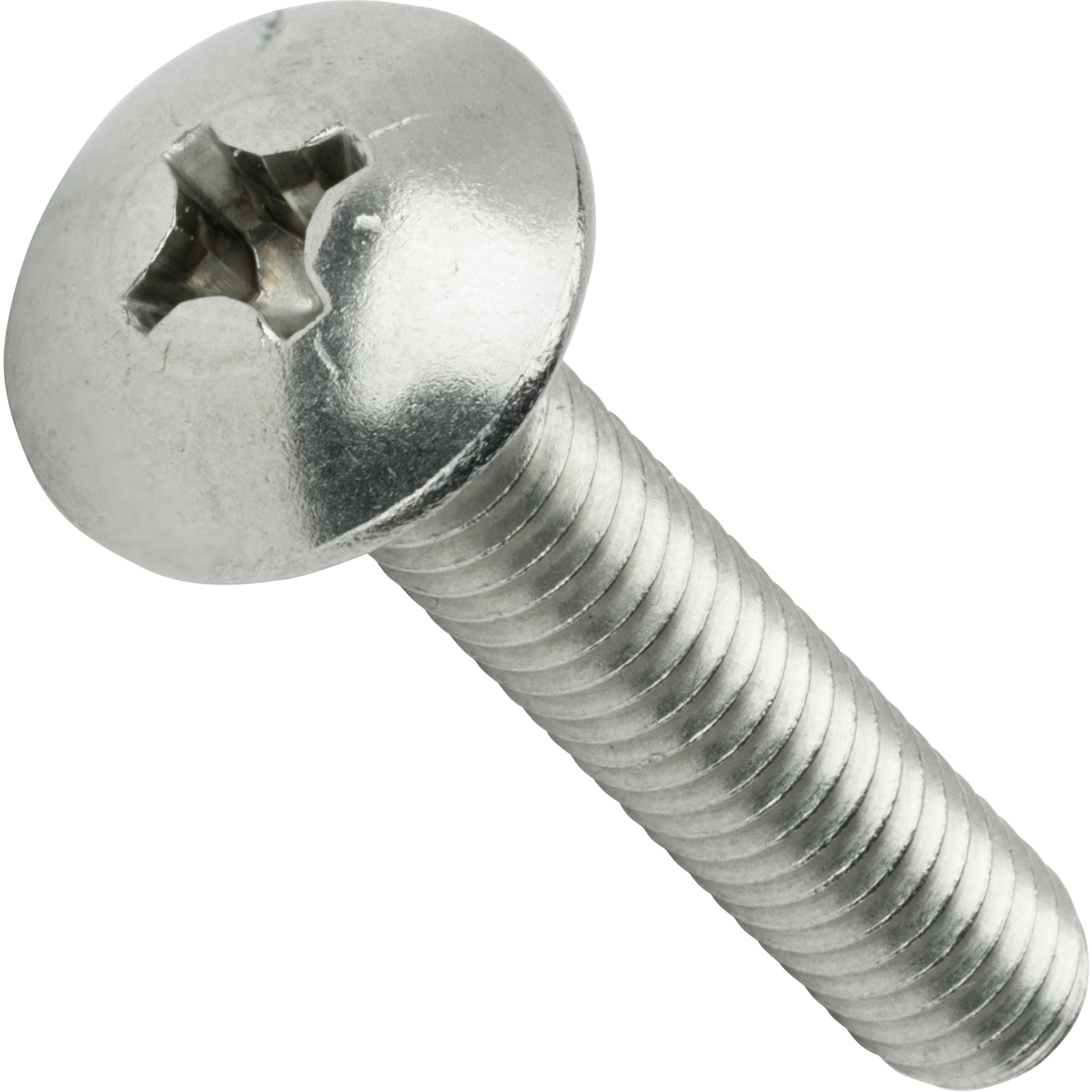 1/4-20 Phillips Truss Head Machine Screws Stainless Steel Wide All Lengths