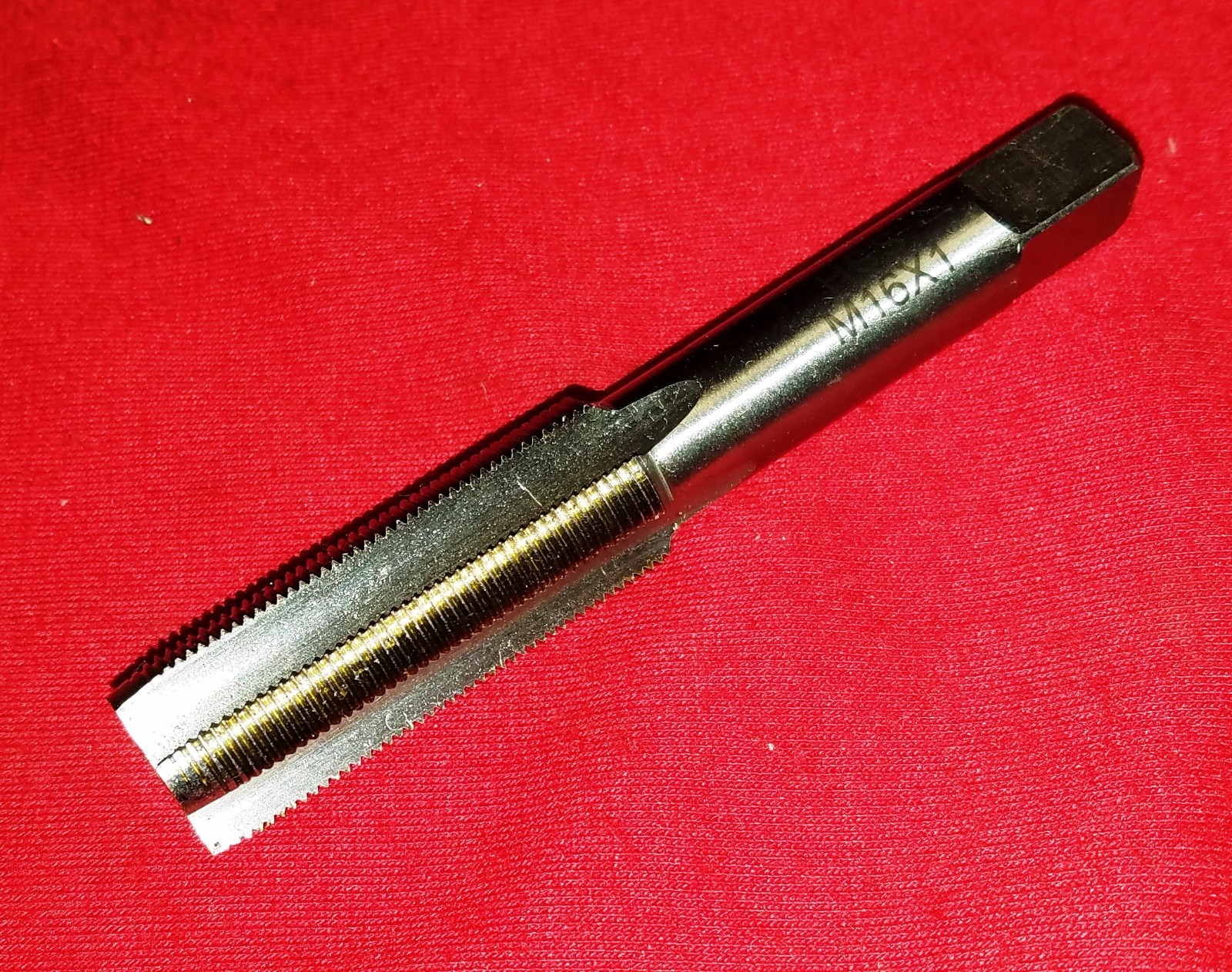 M16 X 1.0 Plug Hand Tap A1 122-16100 HSS Metric 16MM  RH 4 Flute
