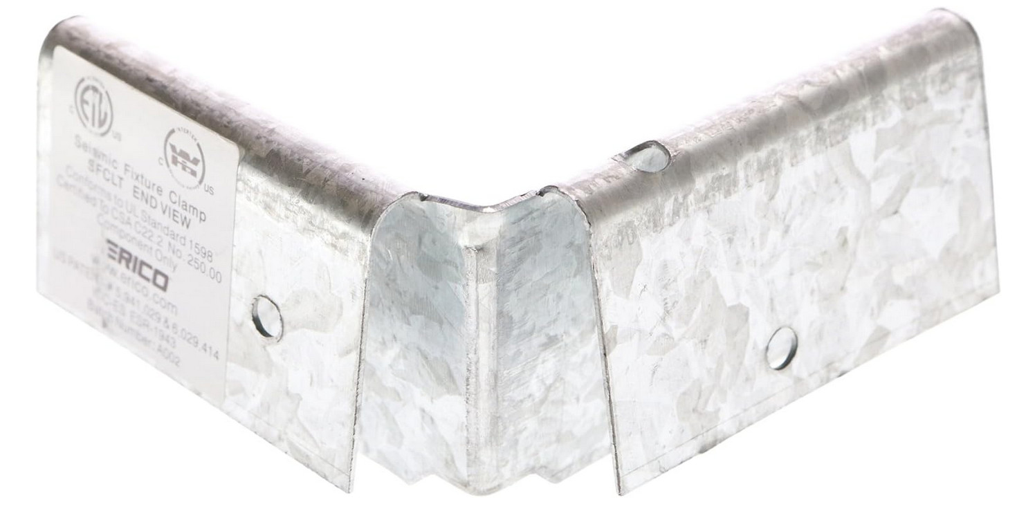 ERICO SFCLT Seismic Fixture Clamp for Lightings, T-Grid, new sealed package of 4