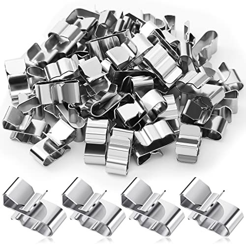 Pcs Trailer Frame Wire Clips Stainless Steel Metal Cable Clips 22.5 mm/ 50