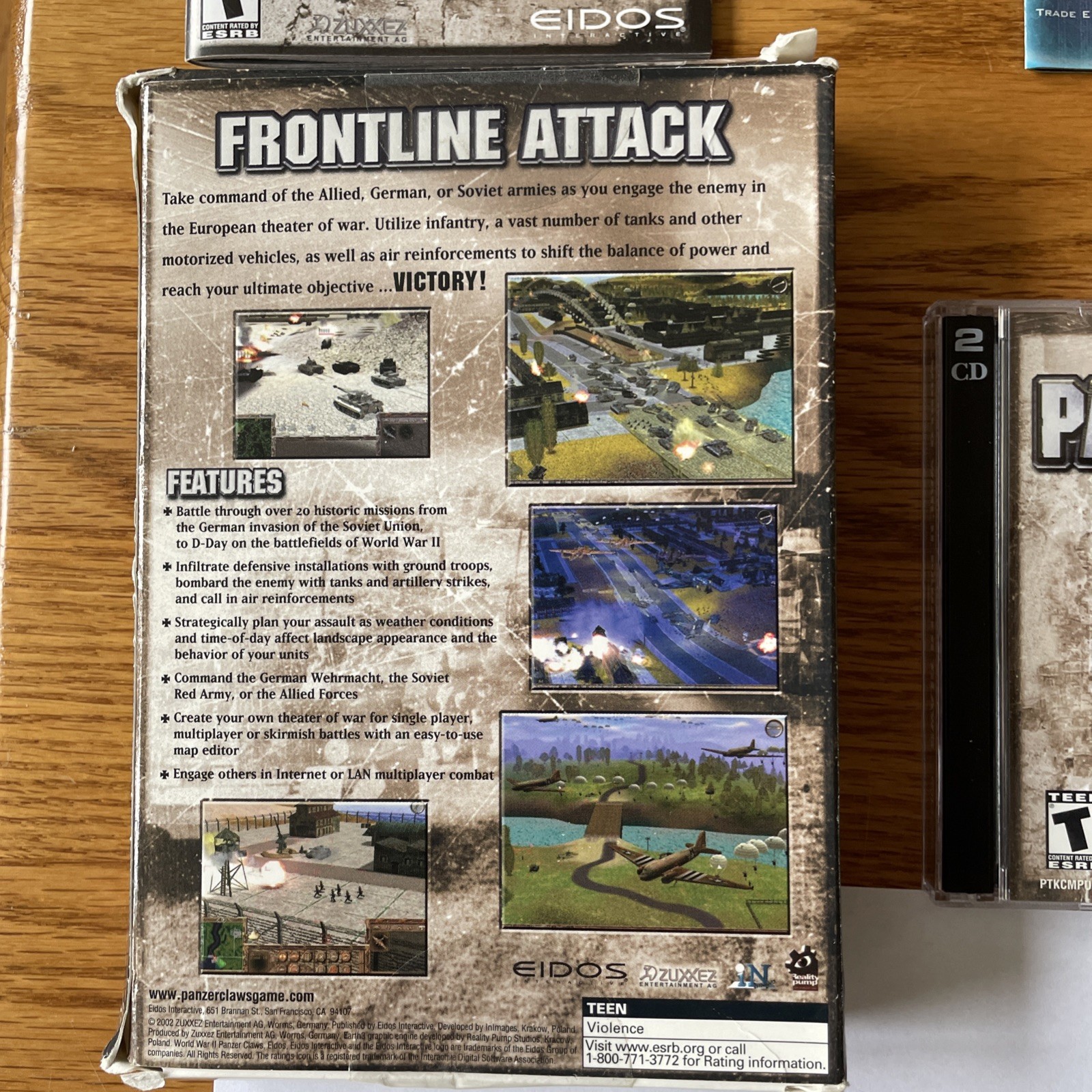 World War II Panzer Claws PC GAME Very Good Condition