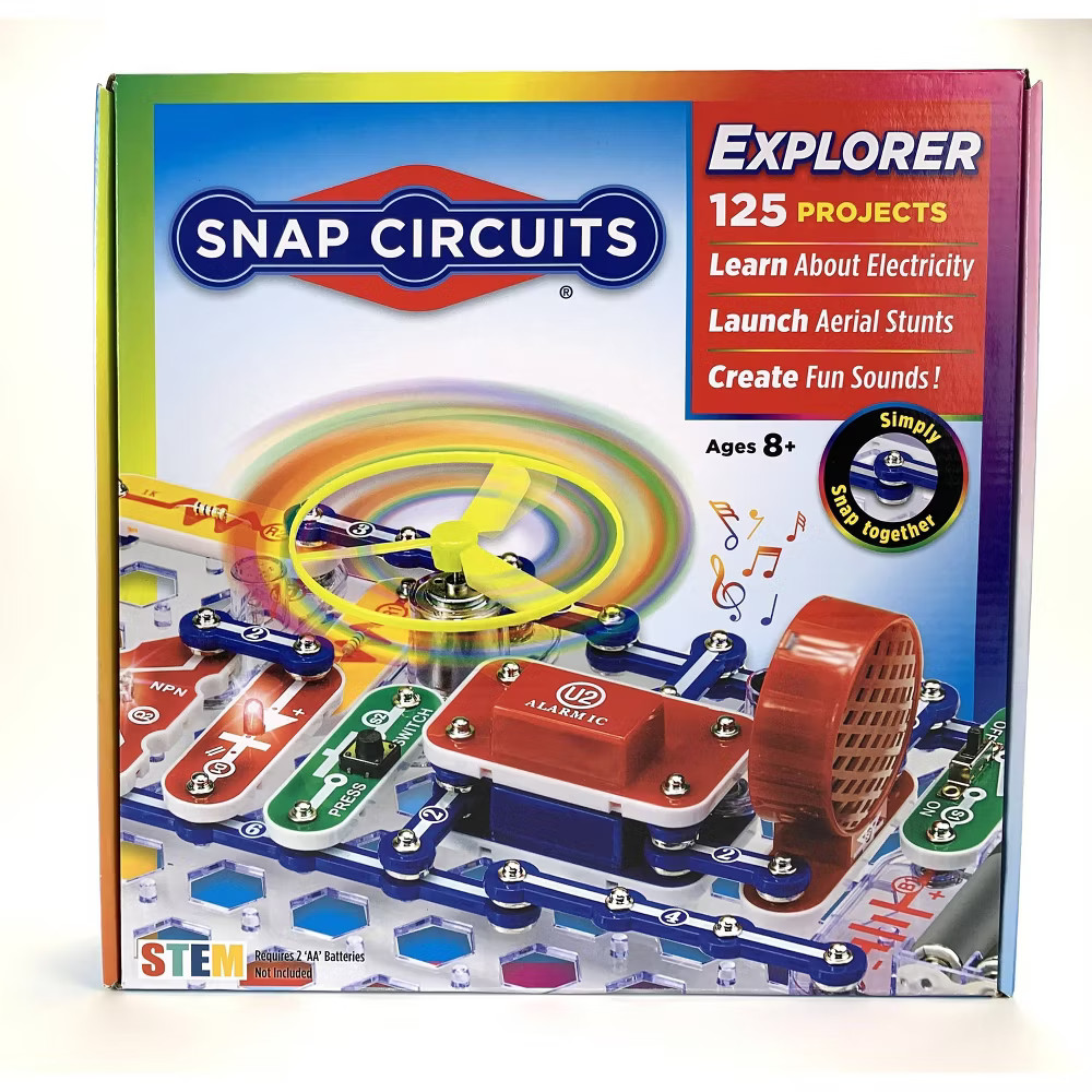 Snap Circuits Skill Builder Explorer Kit STEM Hands-On Circuit Building No Tools