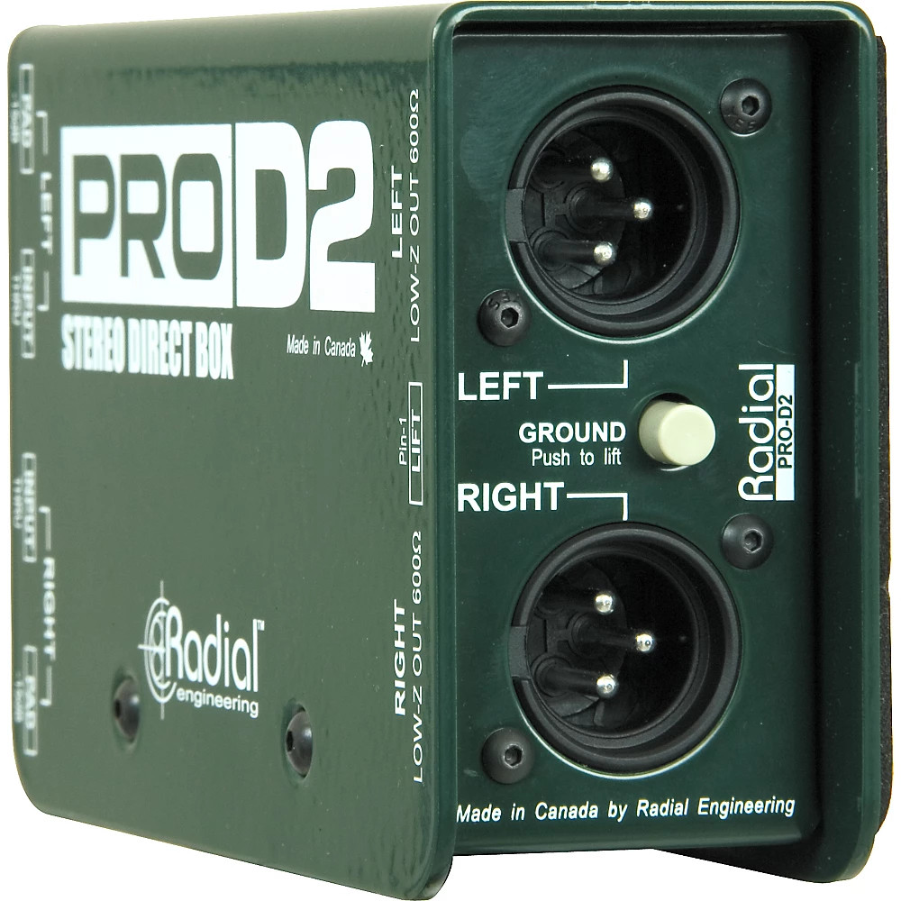 Radial Engineering ProD2 Passive Stereo Direct Box