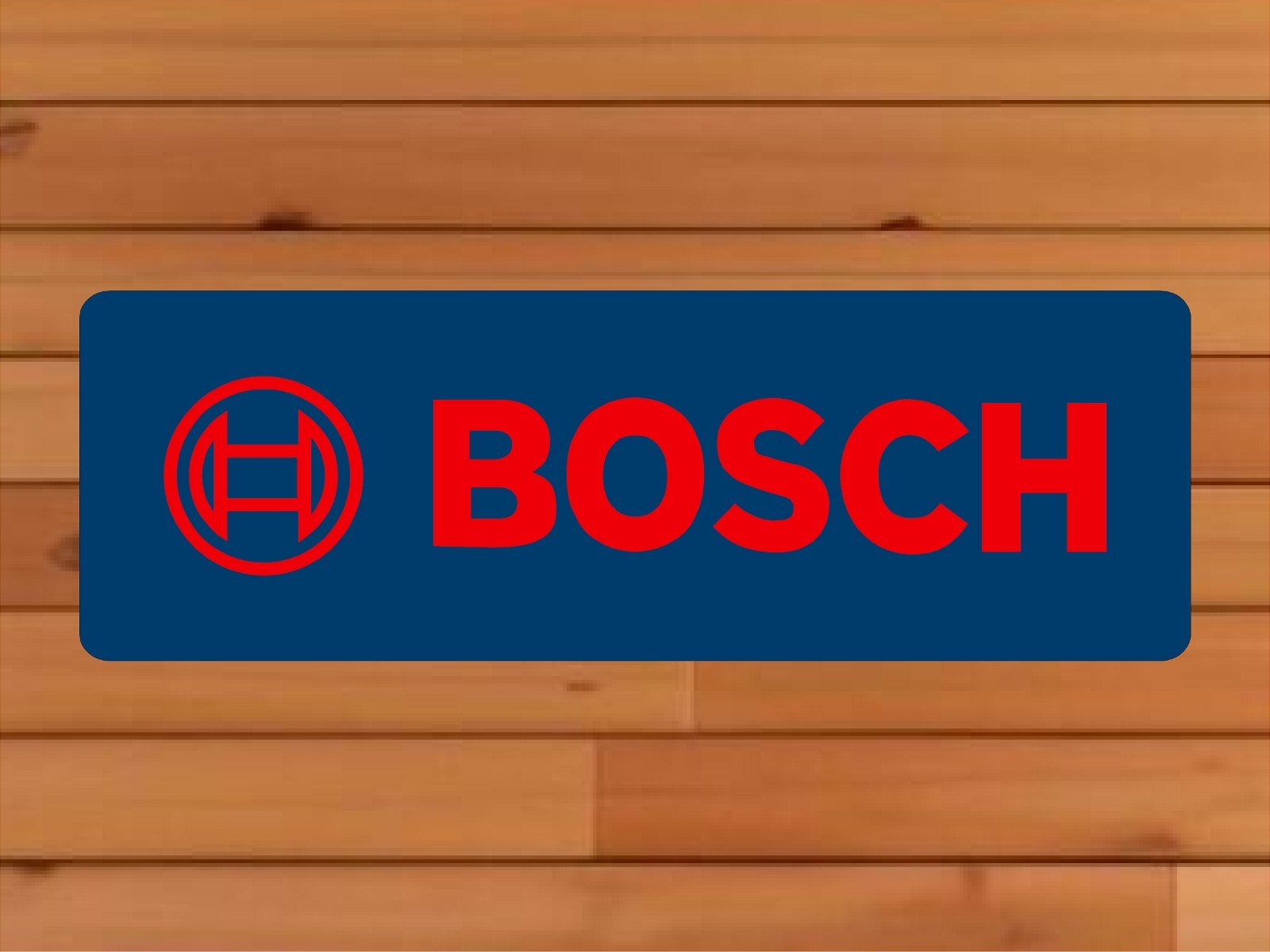 BOSCH TOOLS Aluminum Sign 12in x 36in - Mancave Garage Shop Wall Art Sign