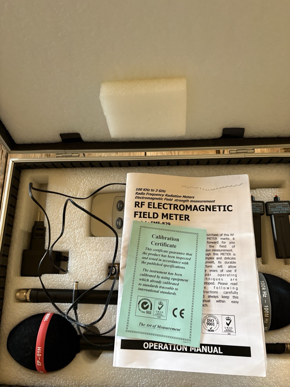 RF Frequency Electromagnetic Field Meter EMF-829 LUTRON KD New