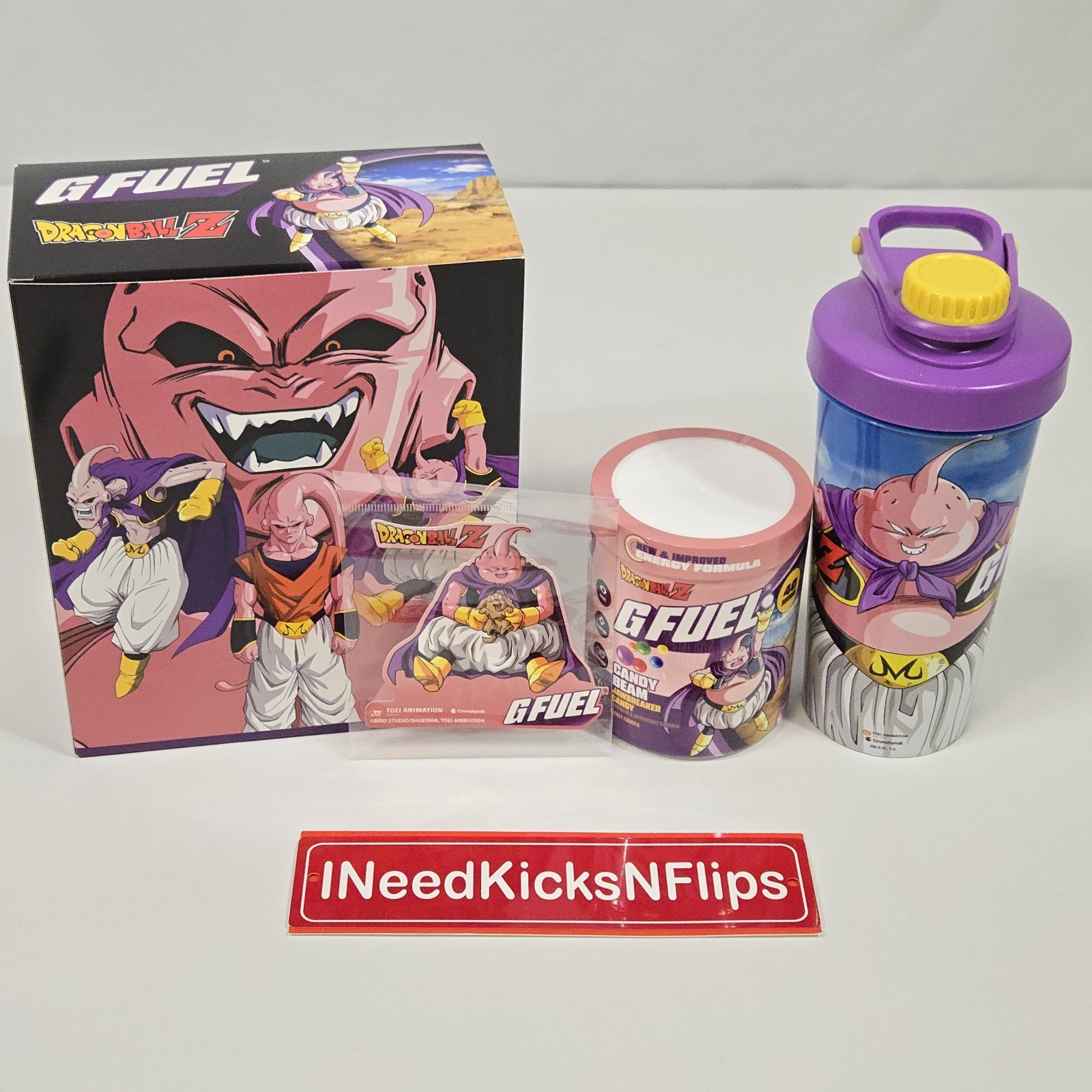 G Fuel x Dragon Ball Z Majin Buu Saga Shaker Cup Box Set - CANDY BEAM FLAVOR
