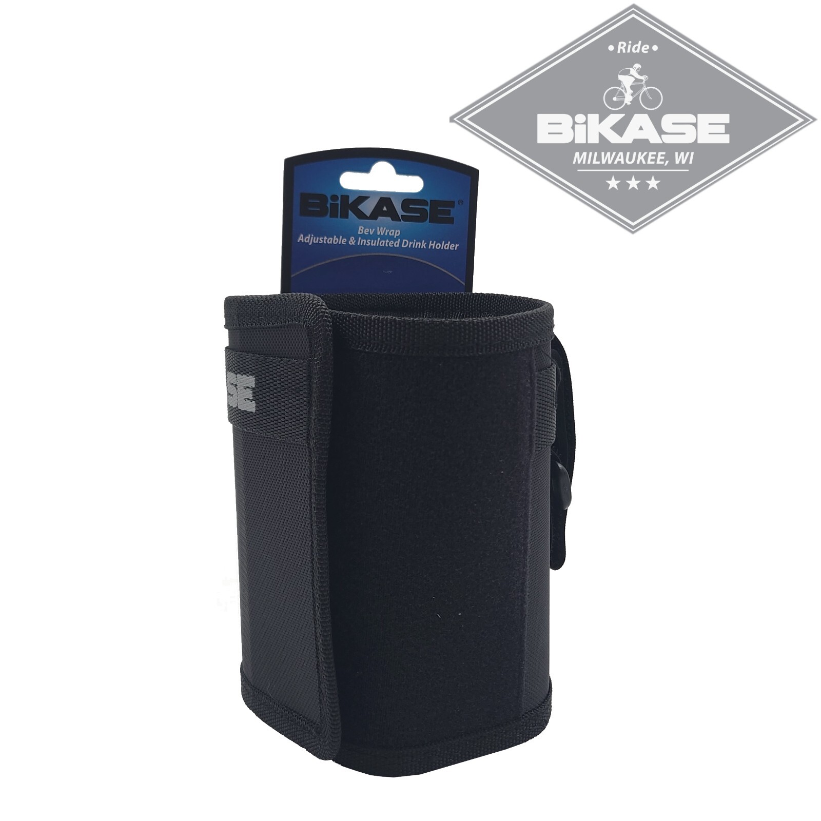 BiKase 2067 Beverage Wrap Insulated Black Clip-On Bottle Cage