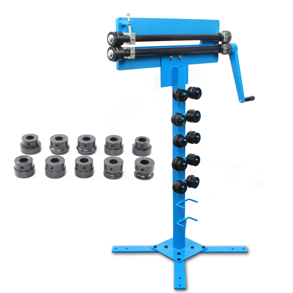 Manual Bead Roller 1.2mm Sheet Metal Bead Roller Bending Machine with 6 Dies Set