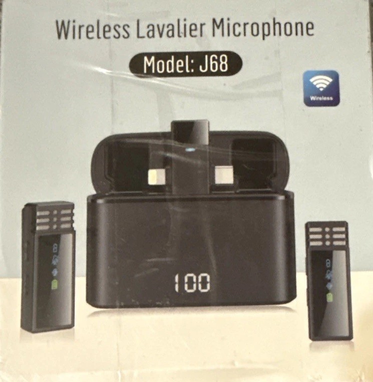 Wireless Lavalier Microphone Model J68