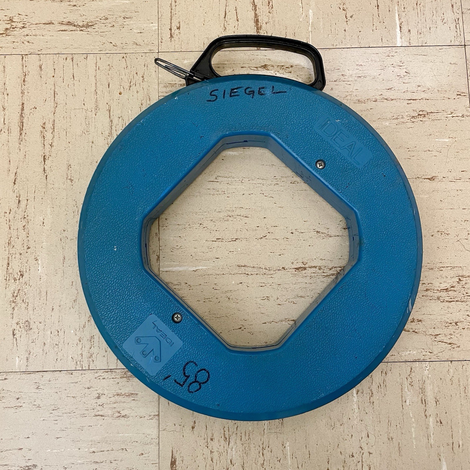 Ideal Reel / Winder Steel Fish Tape 85’ Fish Wound Wire