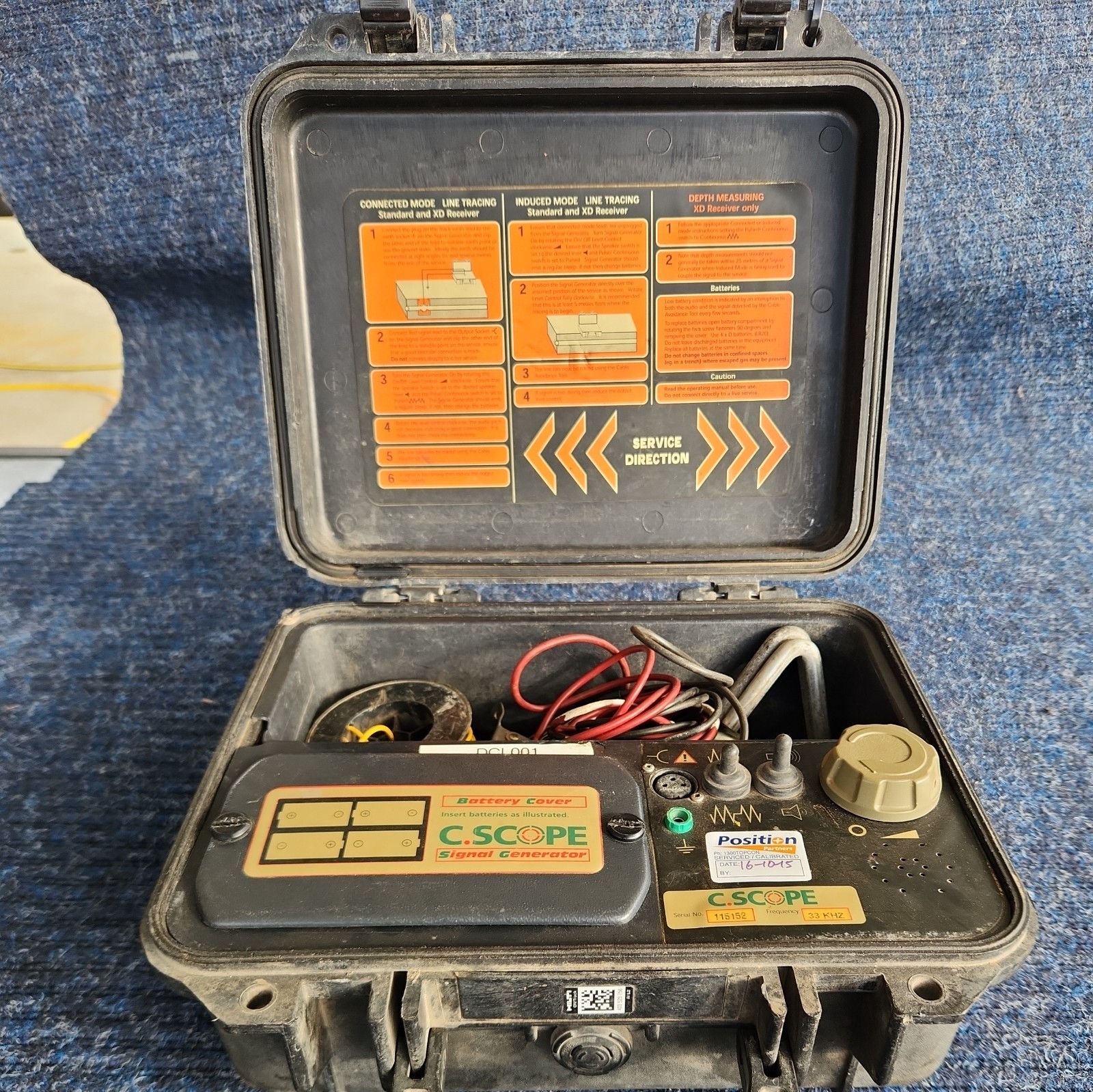 C.Scope Signal Generator 33KHz Genny Cable Locator.