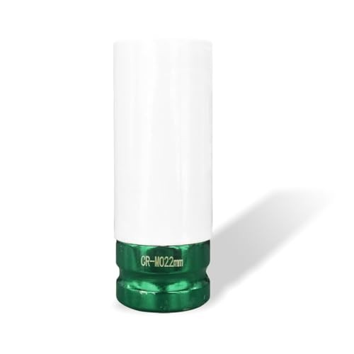 1/2" Drive 22 mm Lug Nut Impact Socket, Non-Marring Deep Lug Nut Socket, 22mm