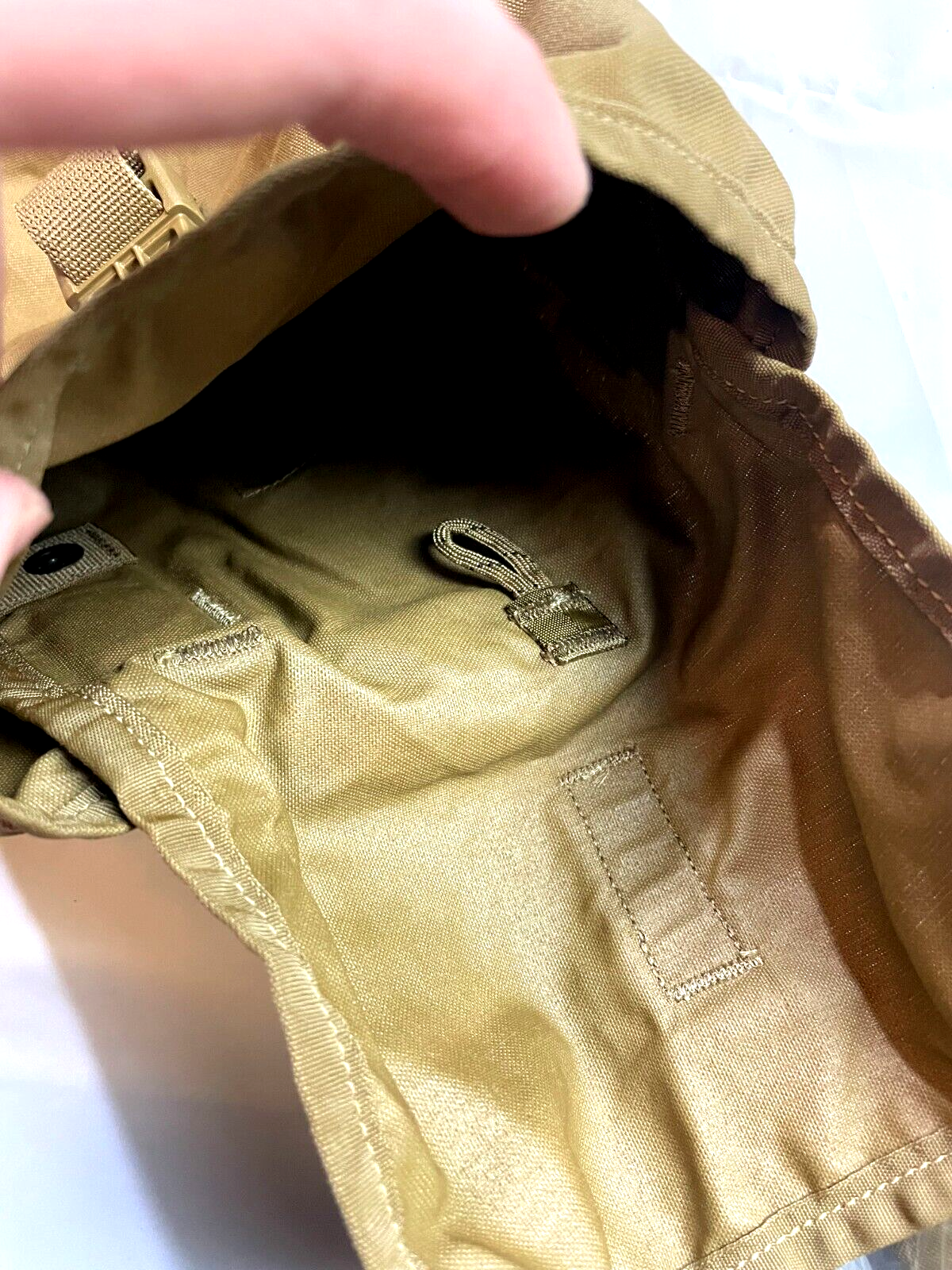 2 Pack - USGI MOLLE Hydration Pouch Pack USMC FILBE 100oz. COYOTE - NEW