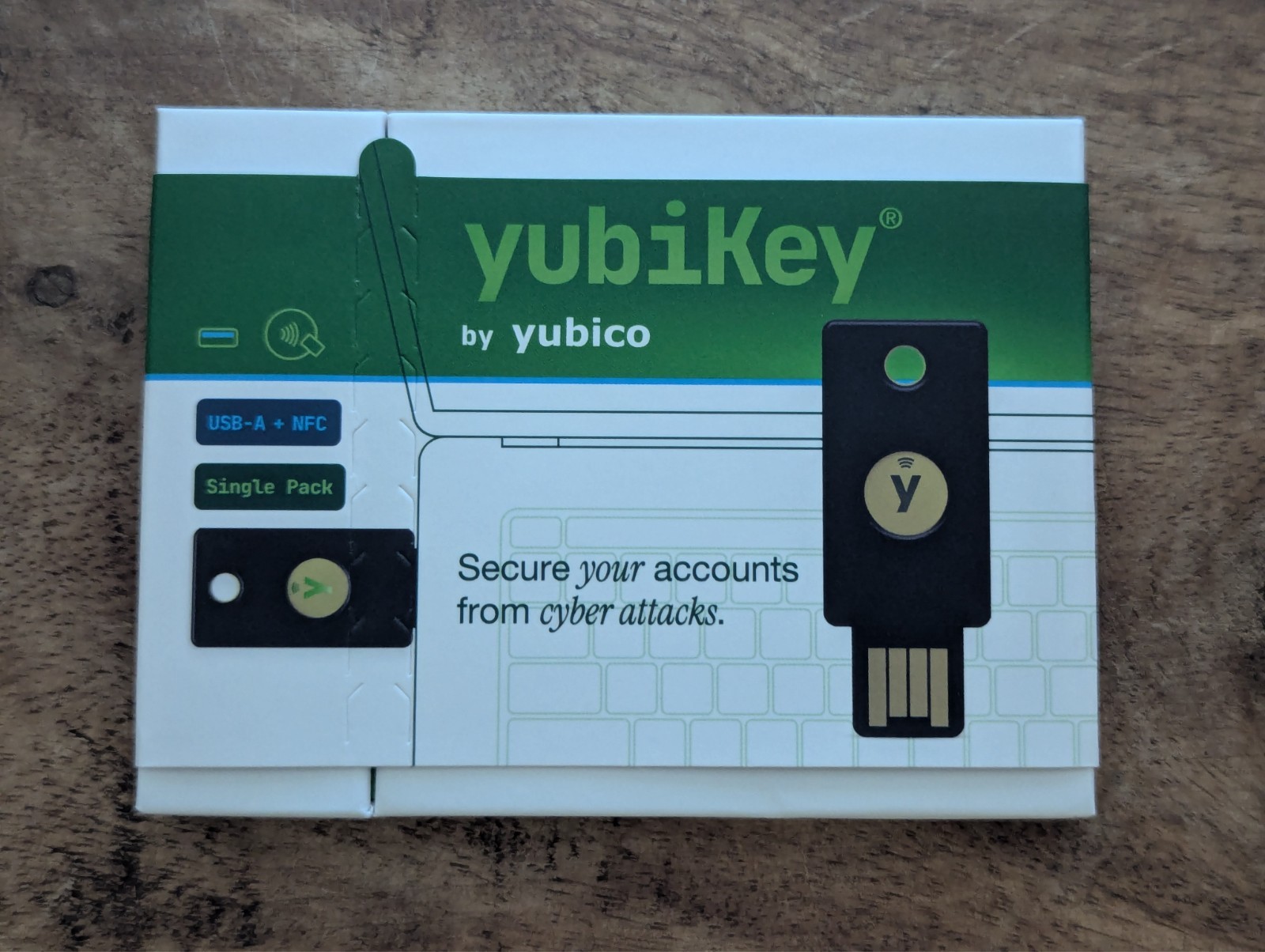 Yubico ‎YubiKey 5 NFC Two Factor Authentication USB and NFC Security Key