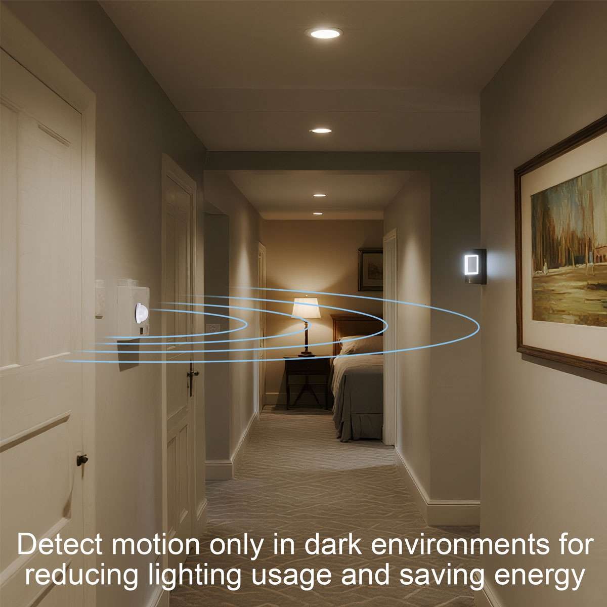 5X PIR Infrared Motion Sensor Detector 110V Smart Switch Light Lamp Switch Auto