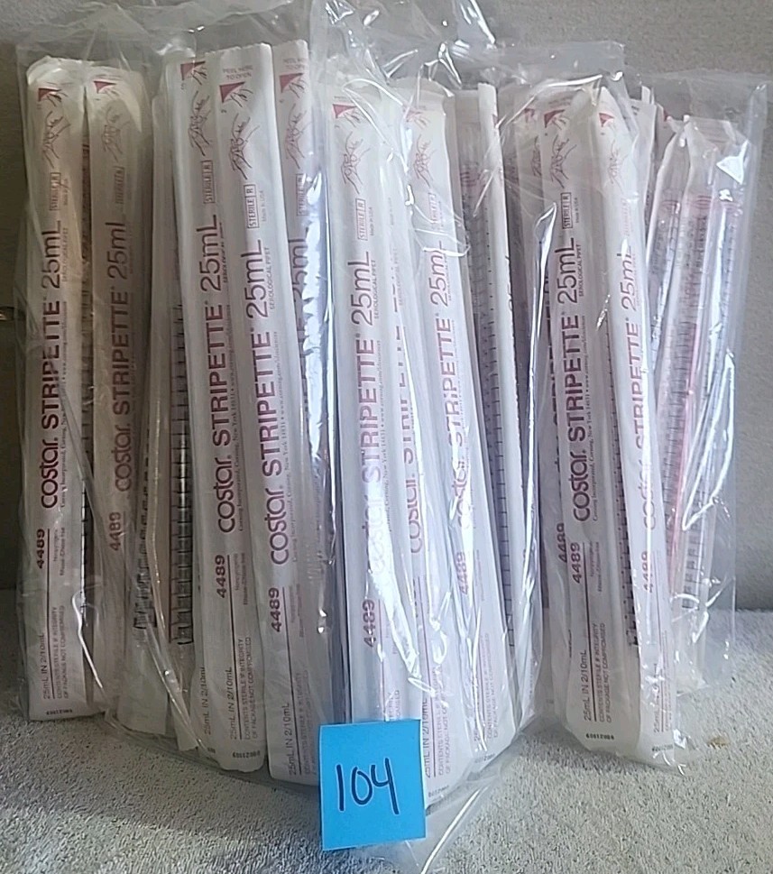 Costar 4489 Stripette 25mL Serological Pipets (4 Bags Of 25)