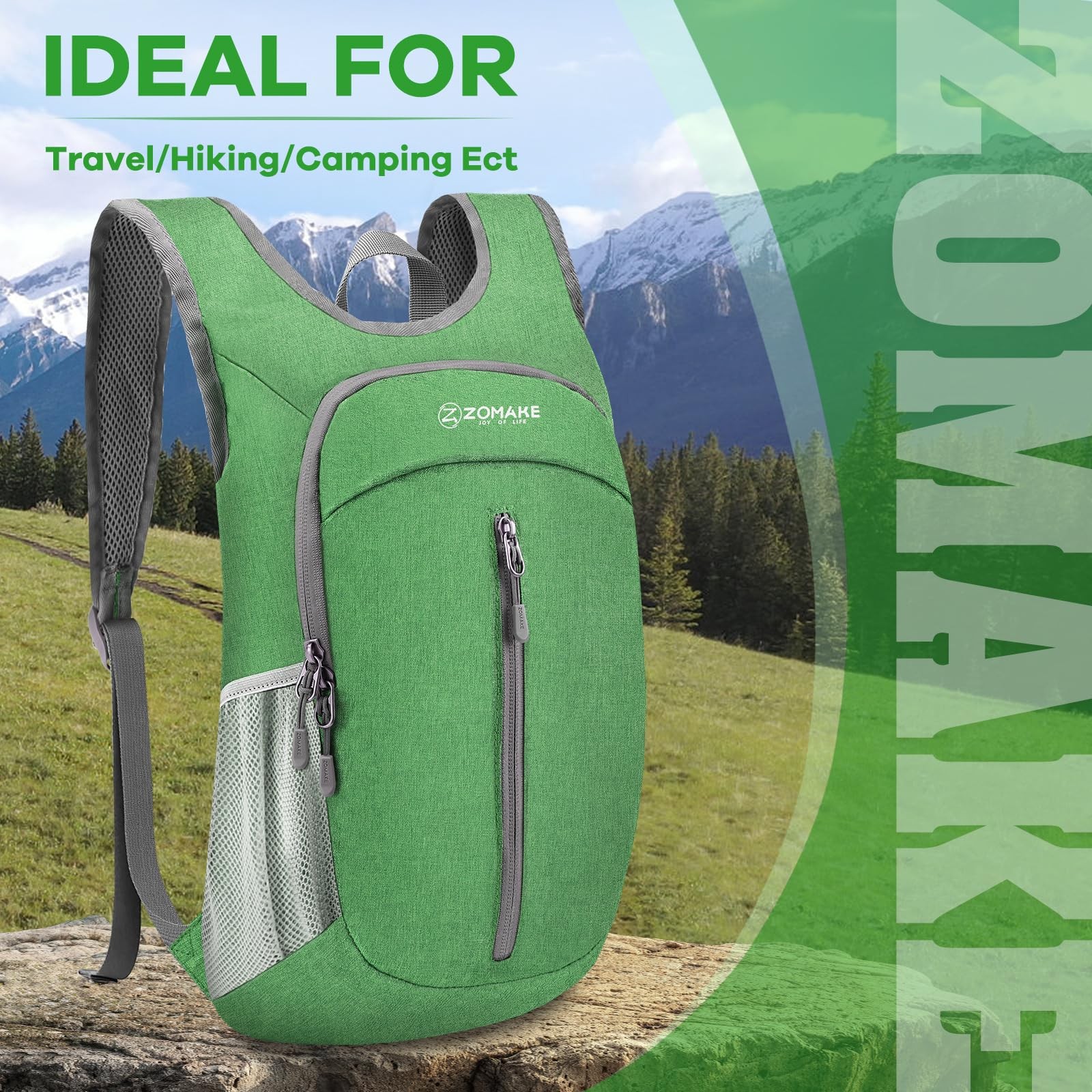 10L Ultra Lightweight Packable Backpack, Small Daypack Light Foldable Backpac...