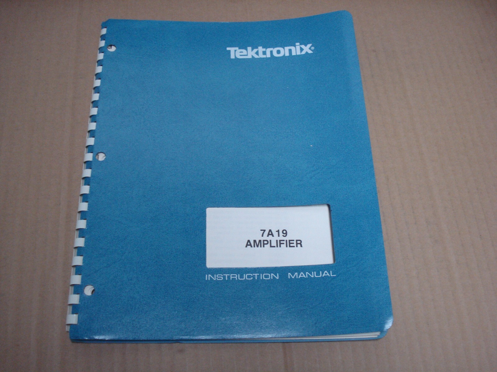 Tektronix 7A19 Amplifier Instruction Manual 1976