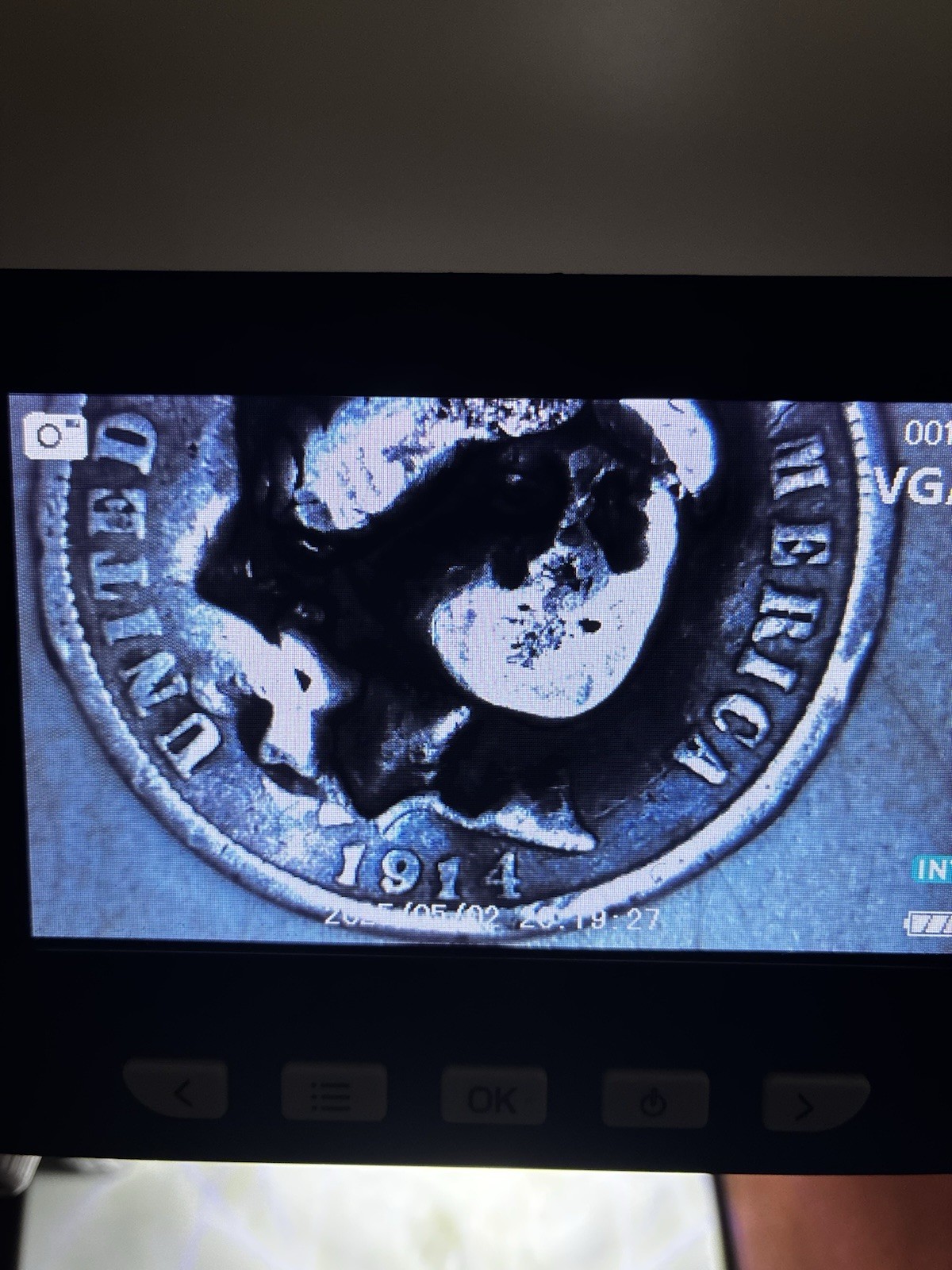 1914 Silver Dime EXTREMELY RARE MINT ERROR