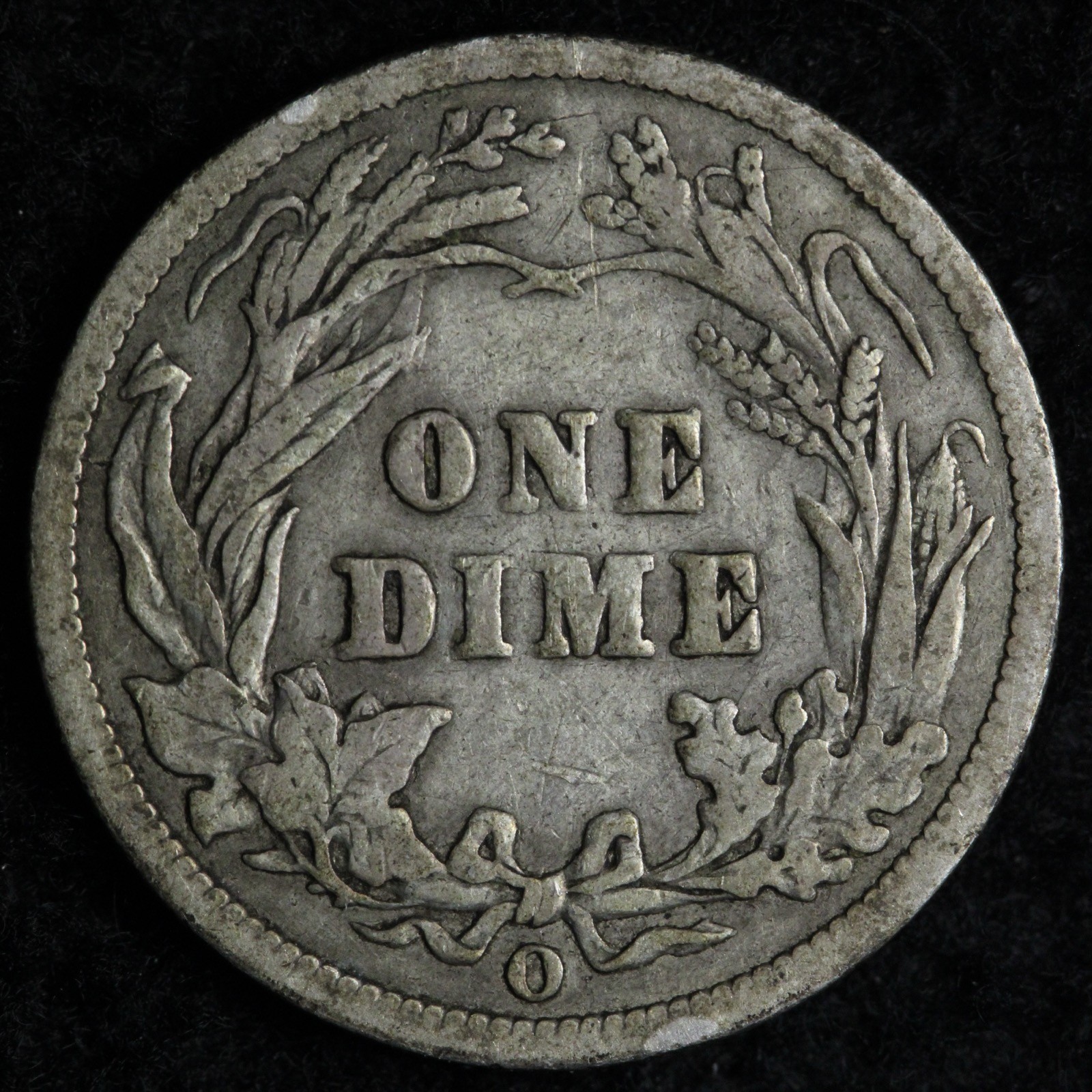 1901-O Barber Silver Dime VF+ E176 QAIM