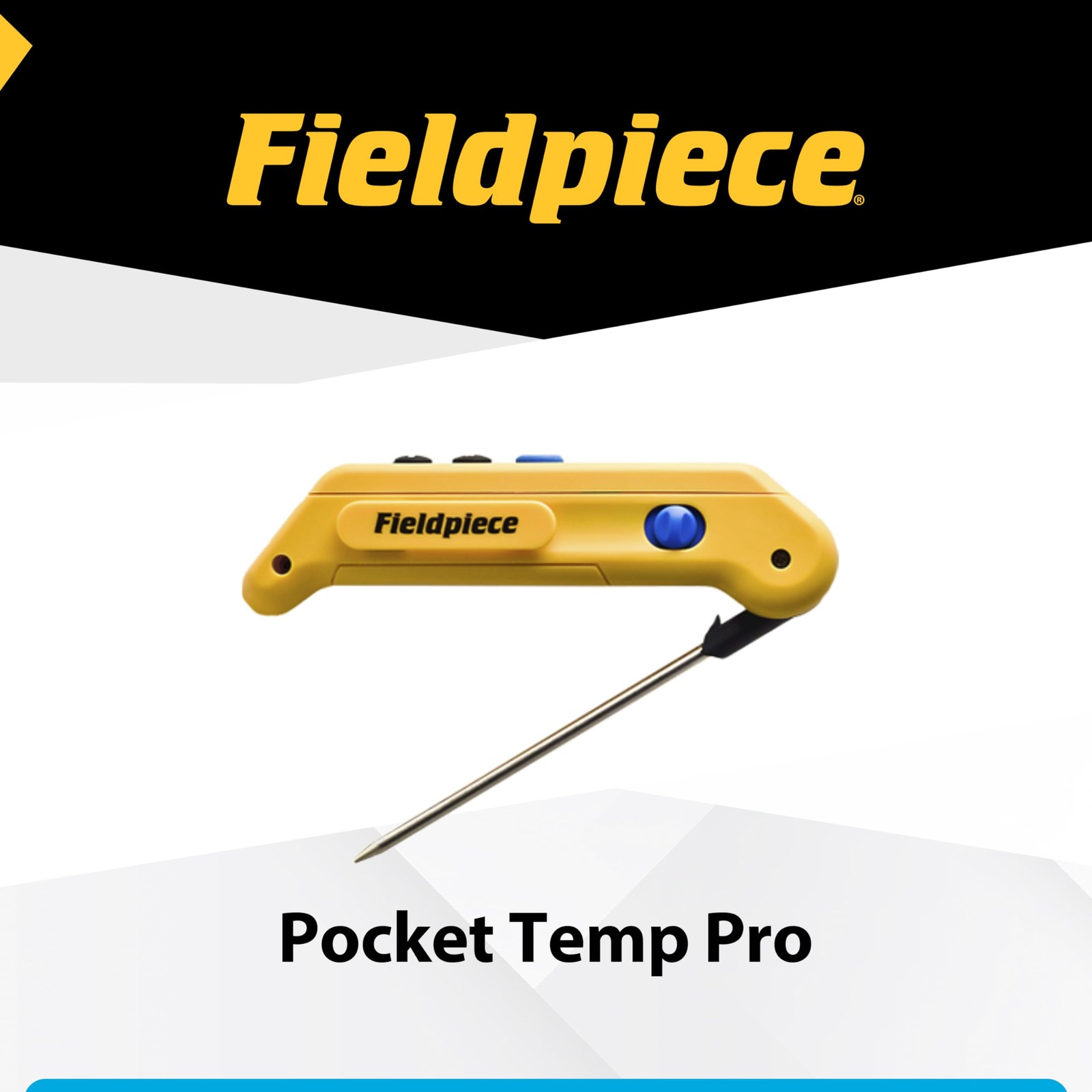 Fieldpiece SPK2 Pocket Thermometer – Folding Probe Digital Temperature Meter ...