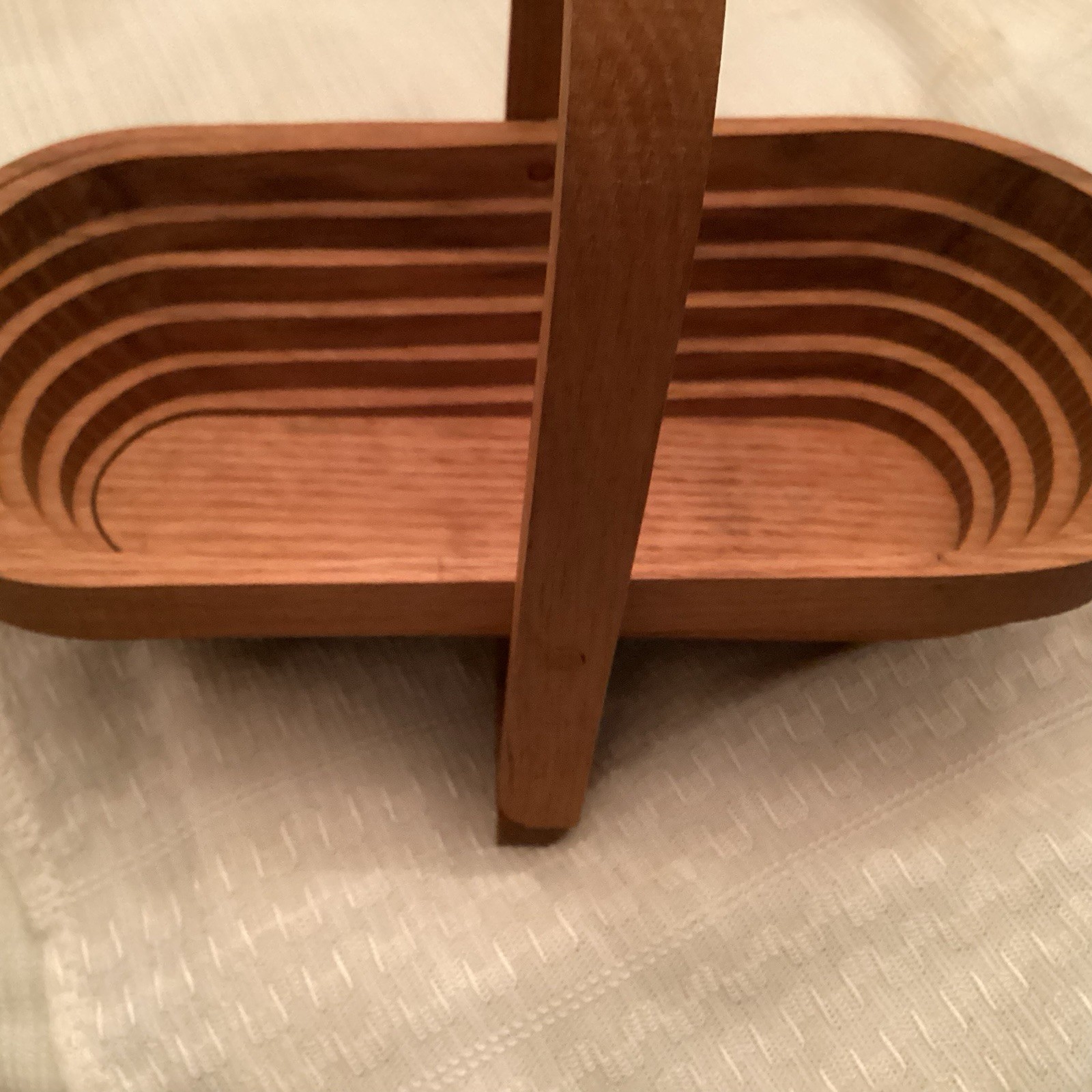 Handmade Wooden Collapsible Trivet Basket