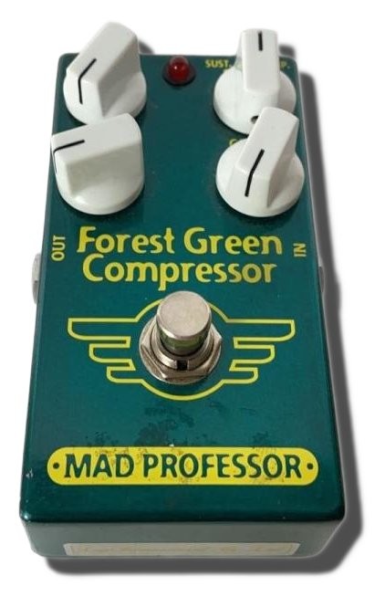 Mad Professor New Forest Green Compressor Pedal 8246 Tested & Works