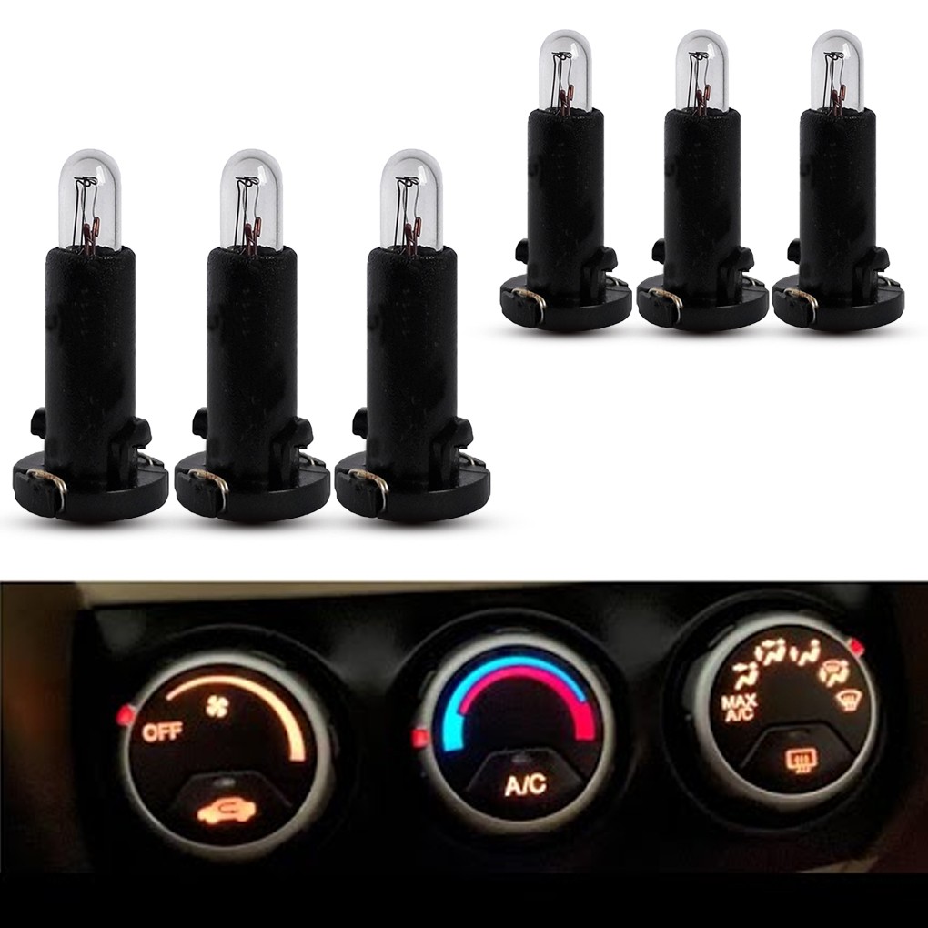 6Pcs Replace For Honda CR-V 2002-2006 HVAC Heater Climate Control Bulbs