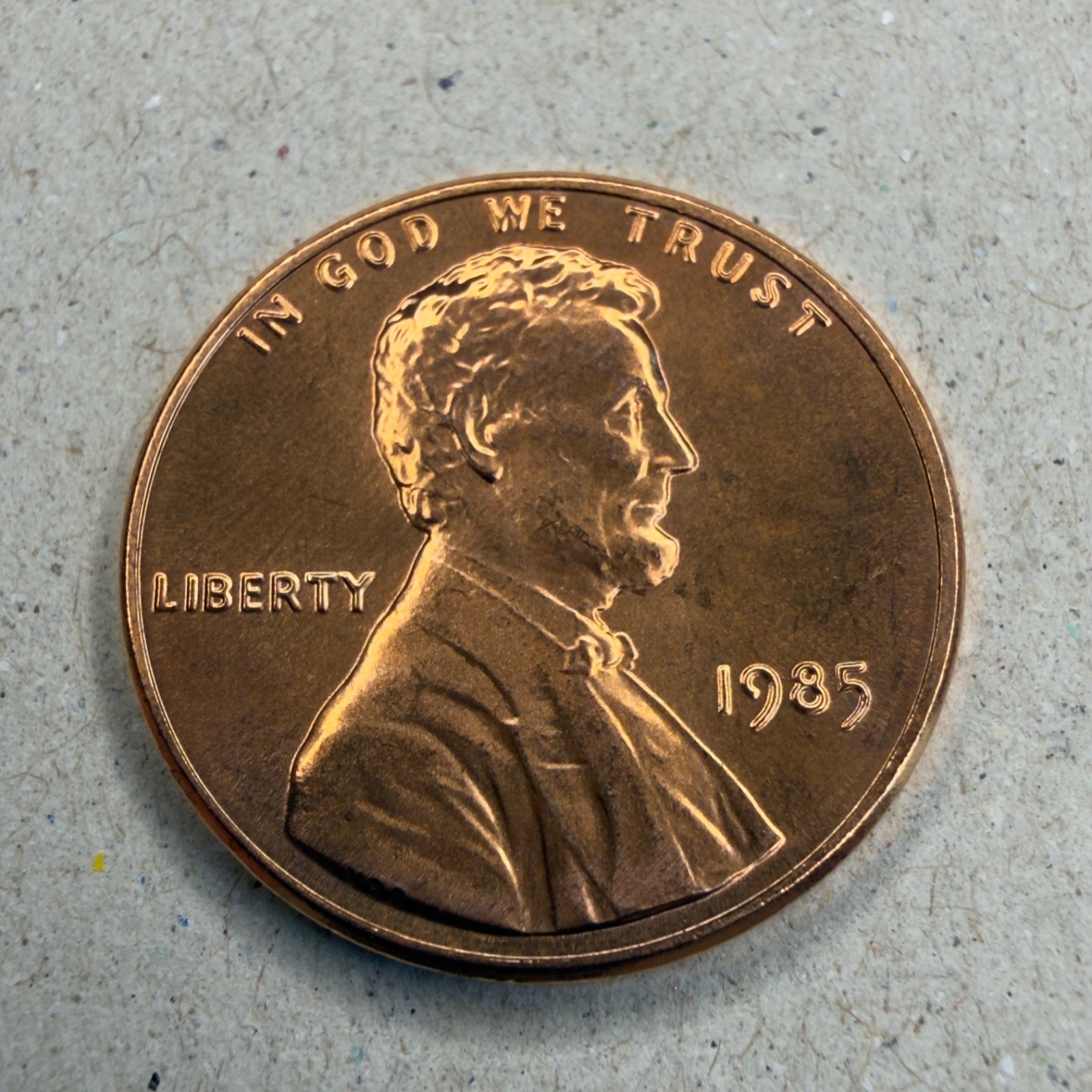1985 Memorial 1C Cent Penny - BU/Brilliant Uncirculated