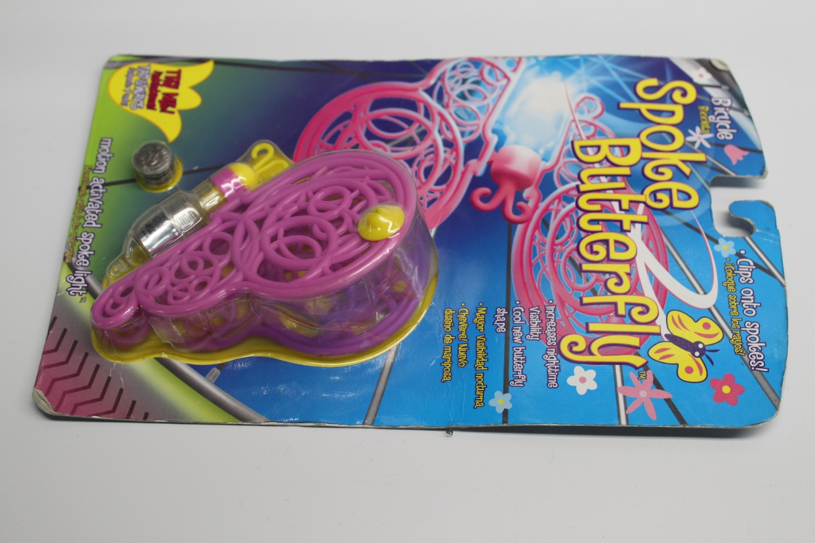 Bicycle TF Spoke Light Lavender Blue Lamp Increase Nighttime Visibility Cycling