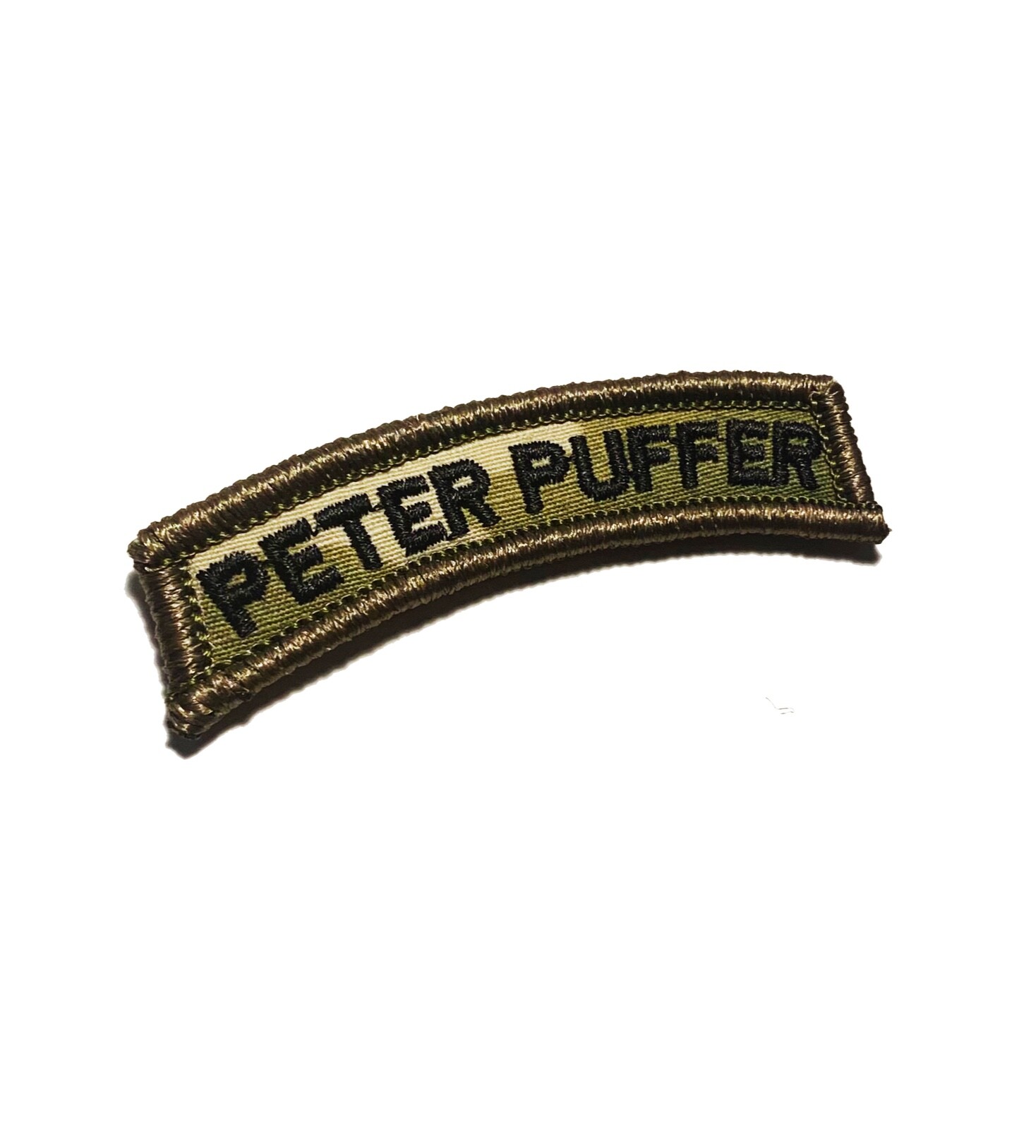 The Peter Puffer Tactical Military Morale Patch, Military School Tab (Hook/Loop)