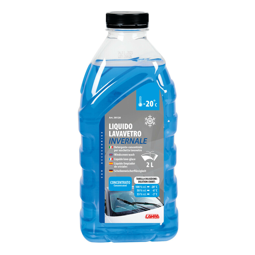 Windscreen antifreeze -20°C Lampa 38128 winter car windscreen wiper water 2 liters