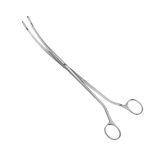 Set of 5 Desjardin-Rochester Gall Stone Forceps, 9", Slightly Curved, Sz: 2