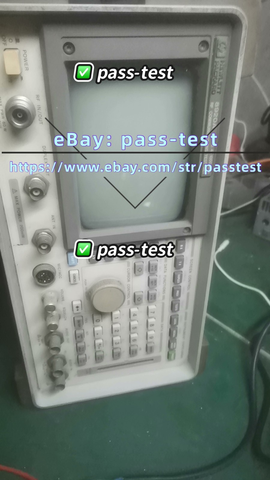 1PCS Agilent HP 8920A comprehensive tester 0.4 - 1000 MHz /Good function