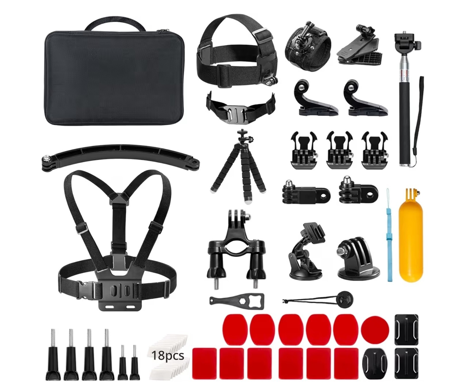 60 in 1 Action Camera Accessories Kit Compatible with EK7000/EK7000 Pro/Br