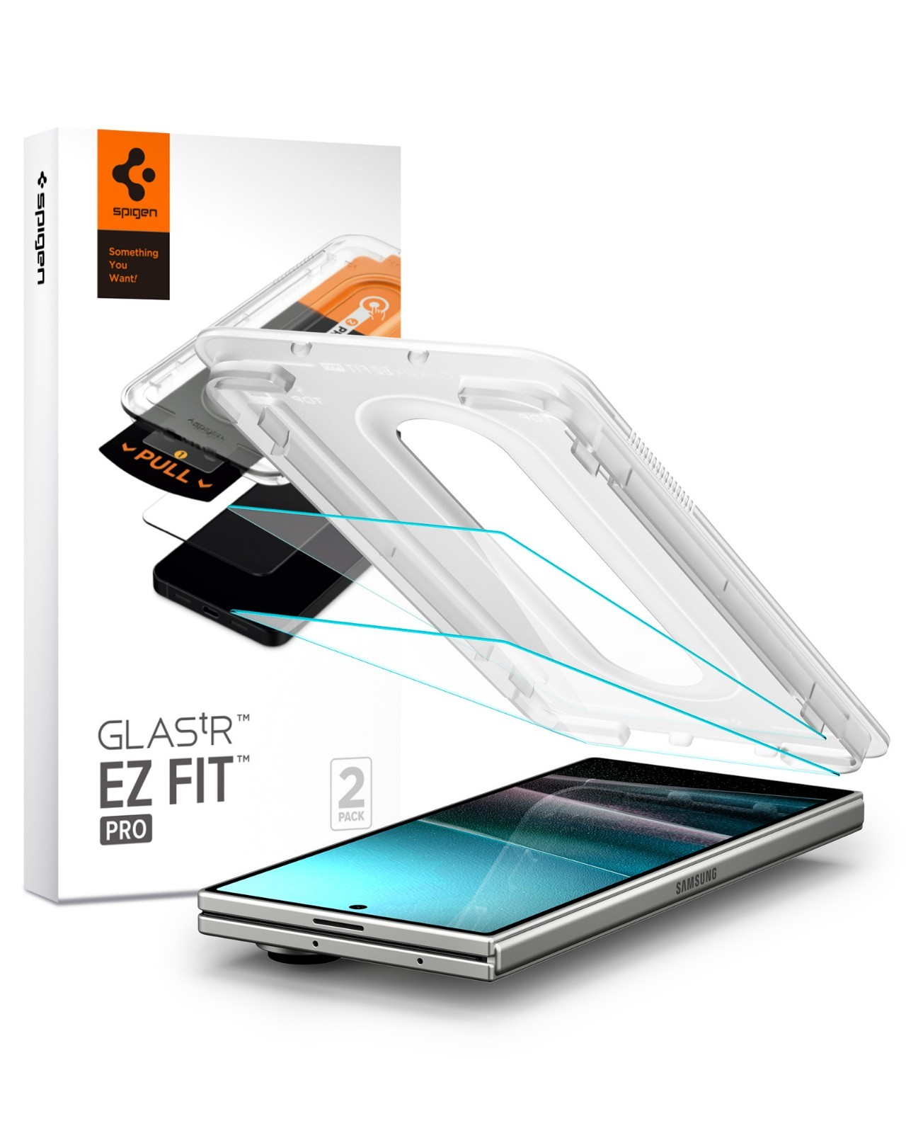 For Galaxy Z Fold 8 Ultra / 7 | Spigen [Glas.tR EZ Fit] Clear Screen Protector